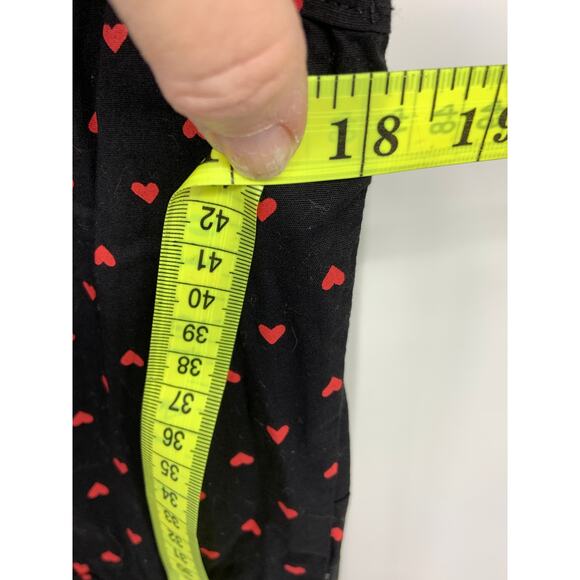 Muxxn 1950s Style Vintage Swing Party Heart Dress Low Neckline Size 14 - Picture 5 of 7